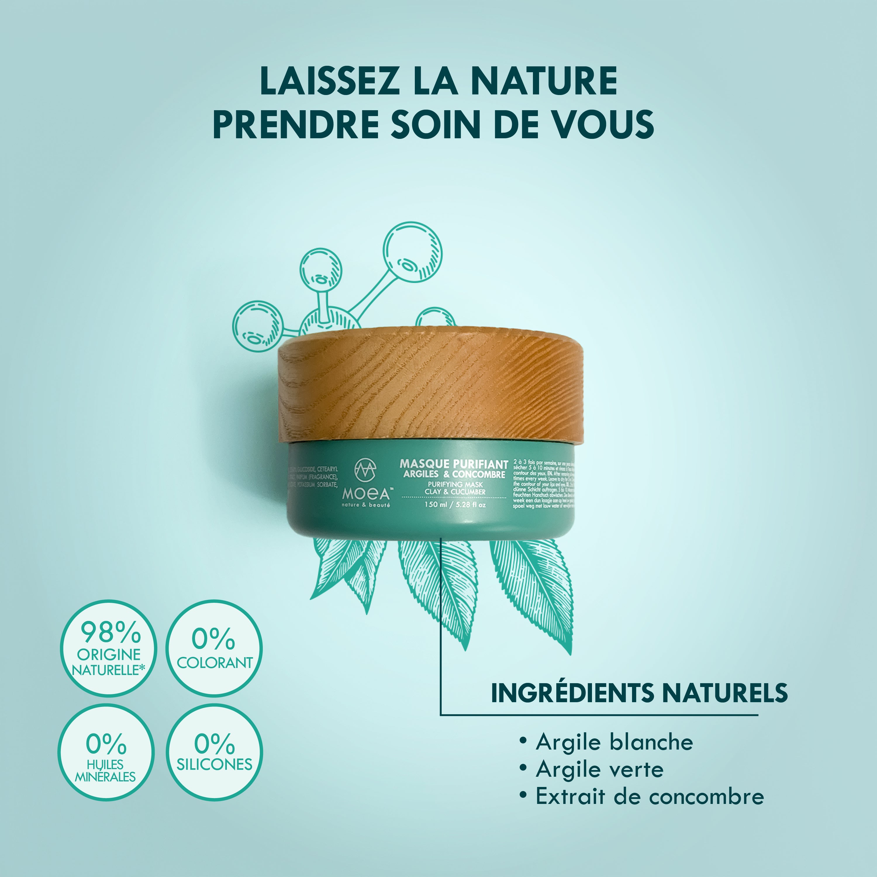 Masque Purifiant Argiles & Concombre