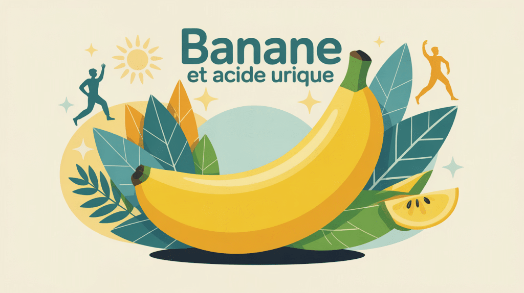 banane et acide urique illustration santé articulaire
