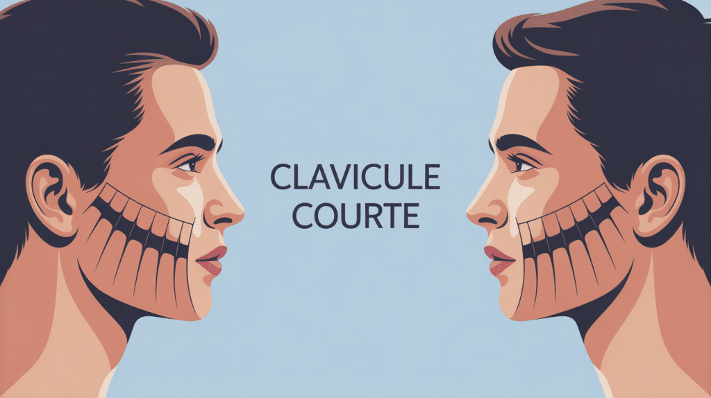 Image informative sur la clavicule courte
