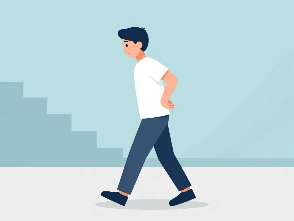 image coccyx cassé peut on marcher marche sécurisée