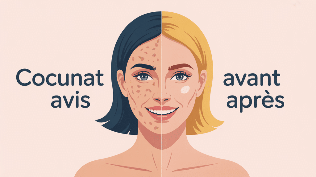 cocunat avis avant après visage résultats peau