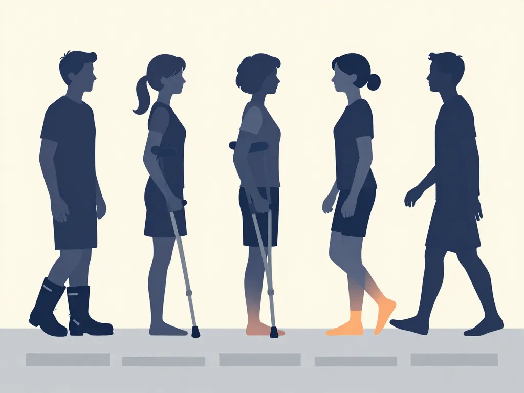 étapes clés combien de temps pour marcher apres fracture malleole