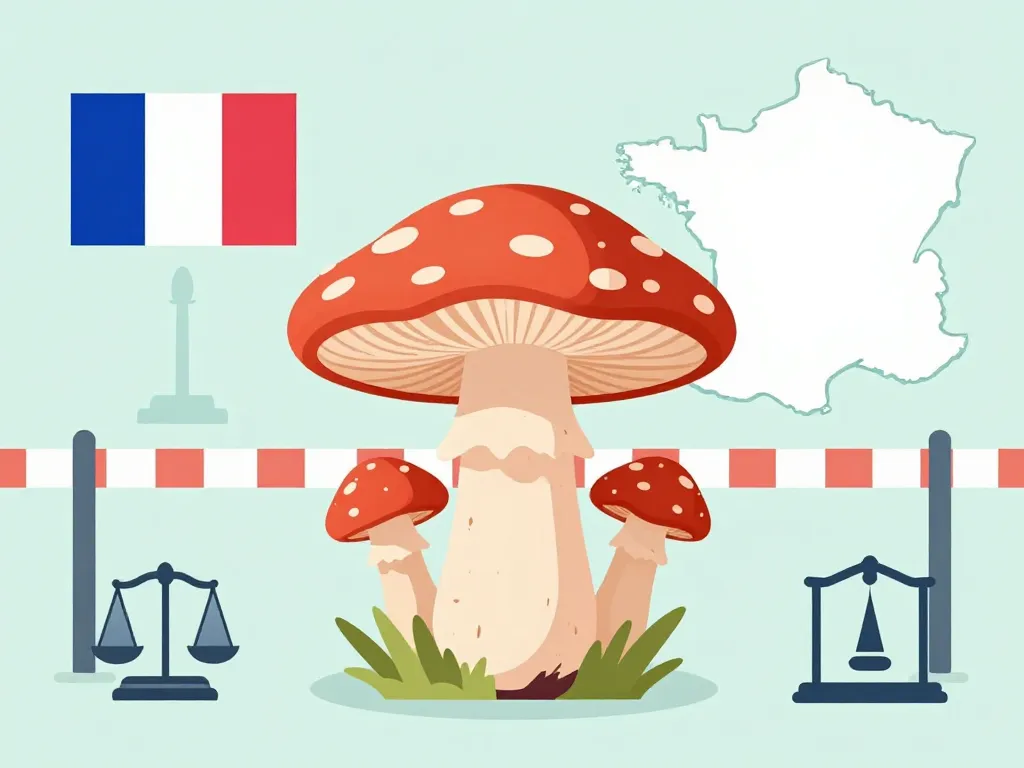 coriolus versicolor interdit en france image champignon réglementation