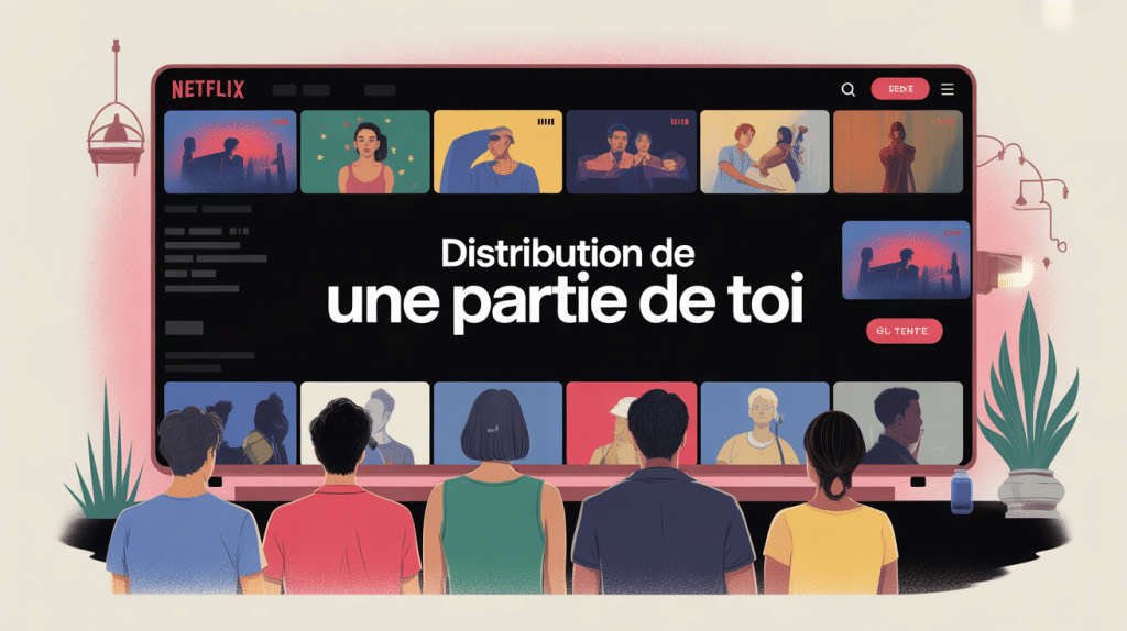 distribution de une partie de toi image plateforme streaming
