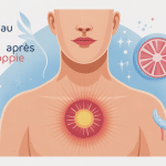 illustration médicale douleur nombril 1 mois après coelioscopie