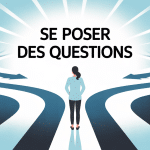 je me pose la question visuel choix chemins