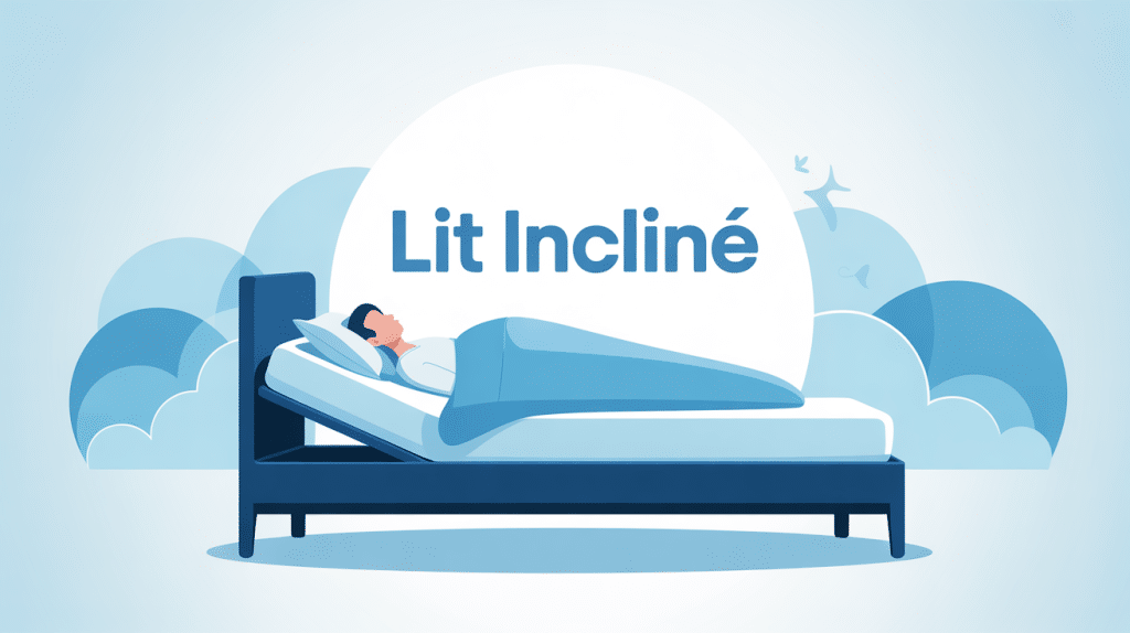 Lit incliné danger : image lit surélevé ambiance médicale