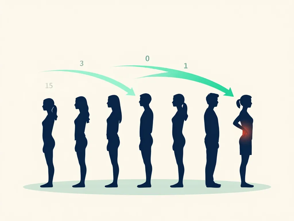 Nombre de séance de kiné pour lombalgie diagramme progression