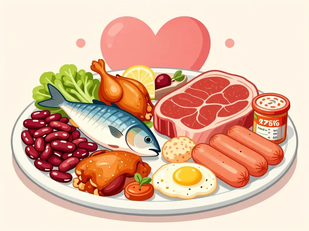 proteine dangereux pour le cœur aliments sains et à risque