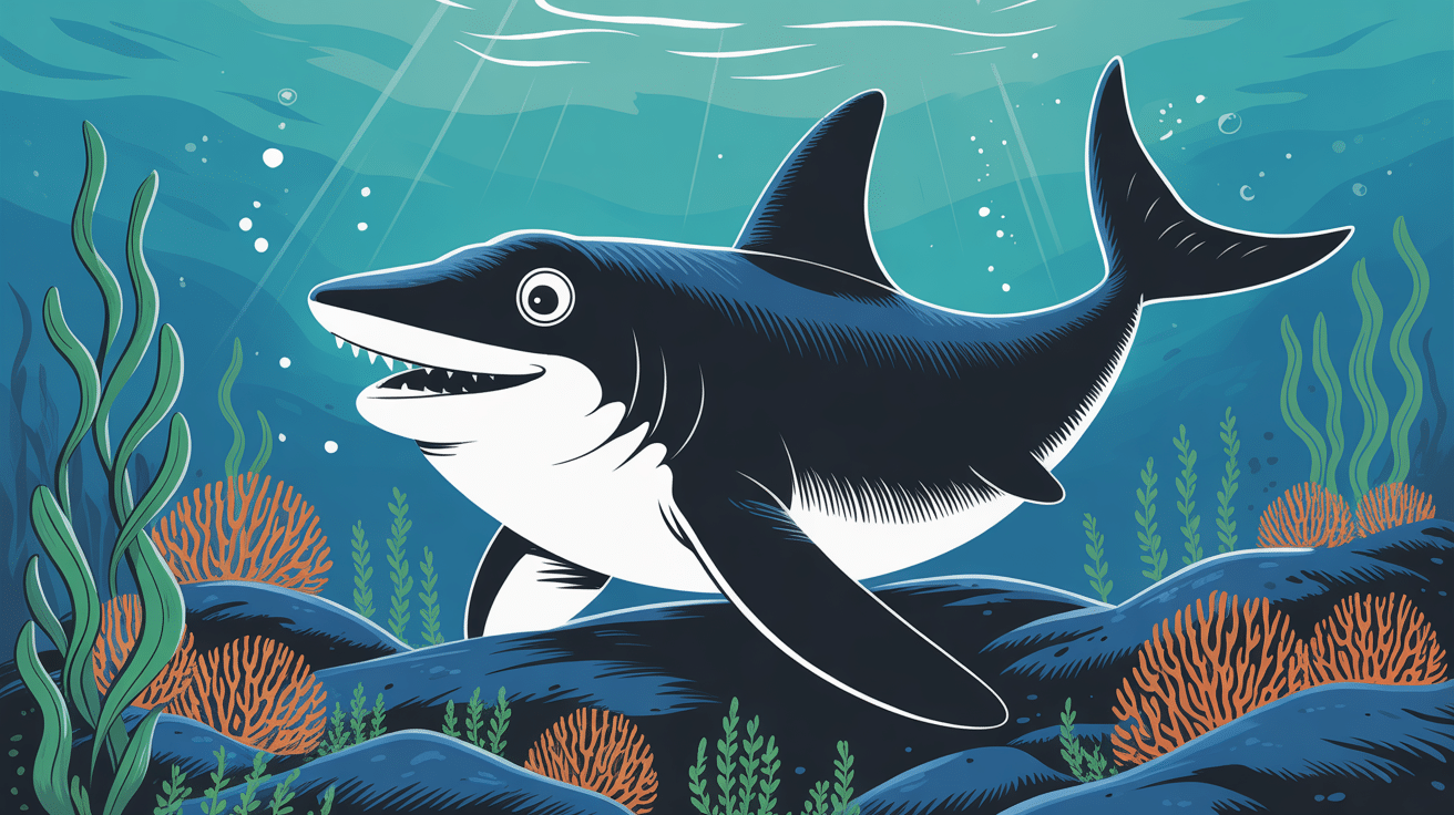 requins pyjama posés sur fond rocheux tapissé d’algues