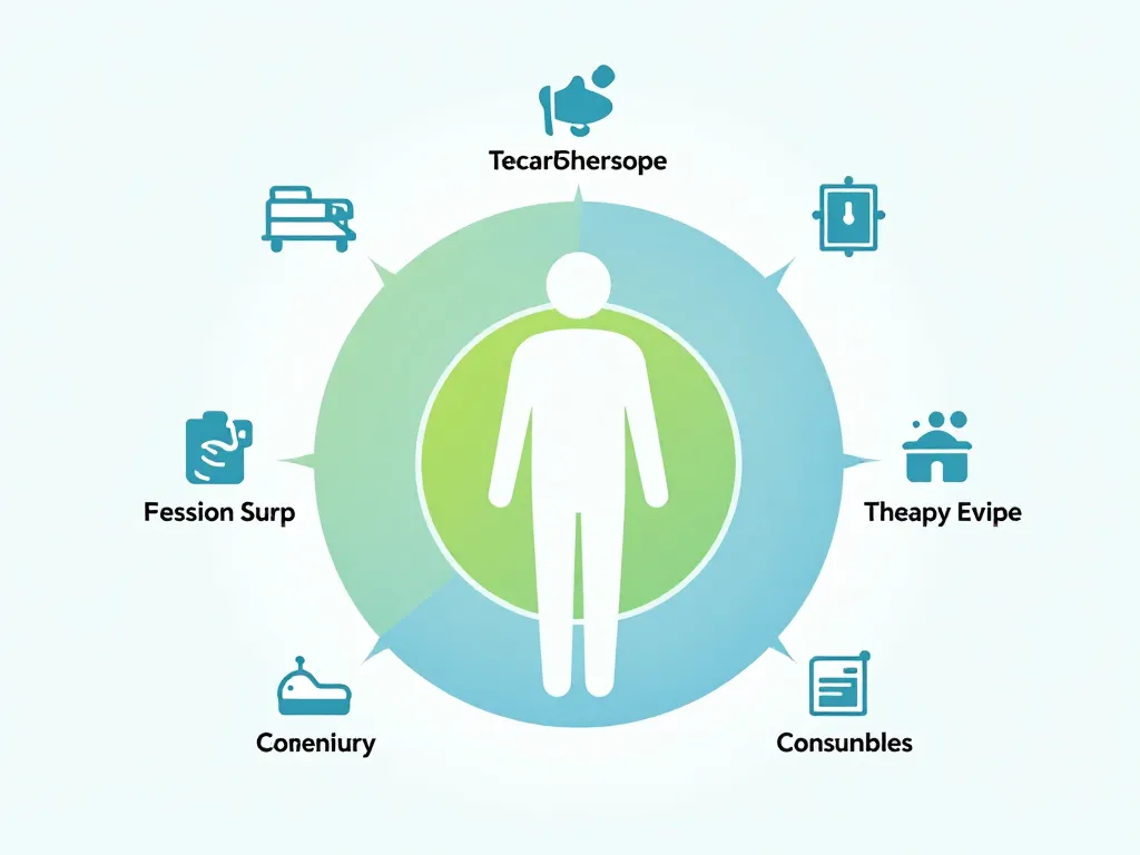 tecarthérapie prix séance facteurs tarifaires diagramme