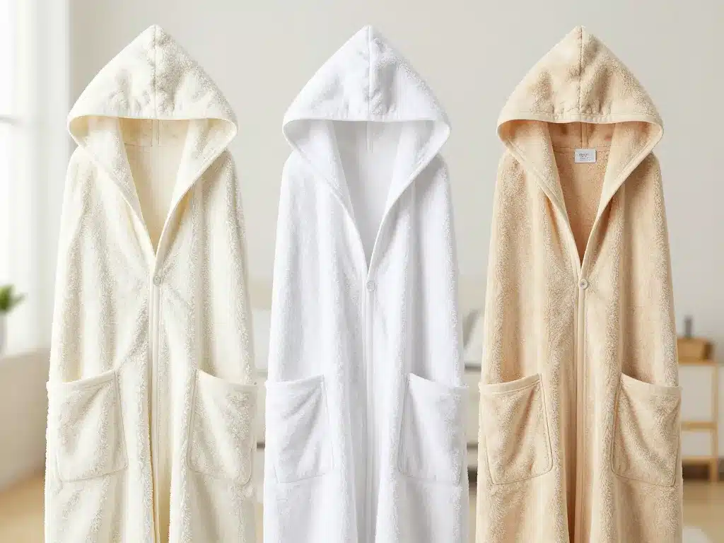 différents types cape de bain adulte choix