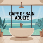 cape de bain adulte suspendue salle de bain