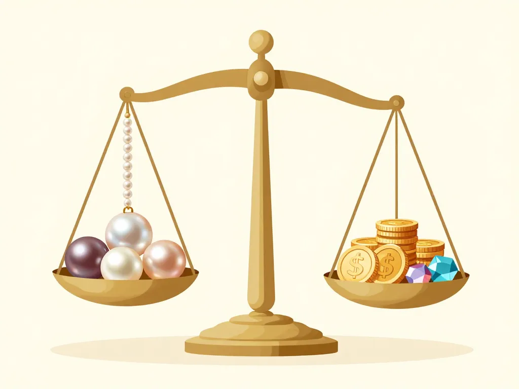 valeur collier de perles qualité prix