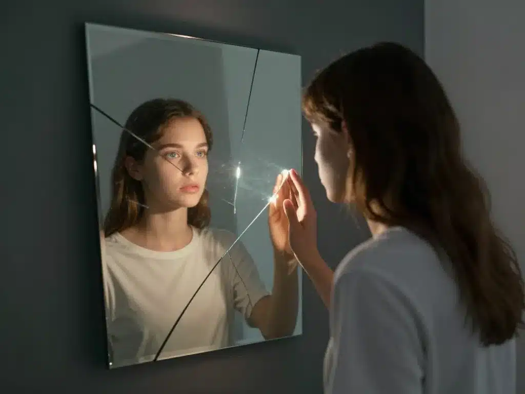 effet miroir toxique et se protéger illustration