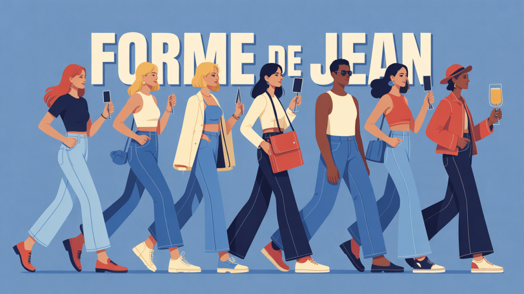 forme jean différentes silhouettes hommes femmes