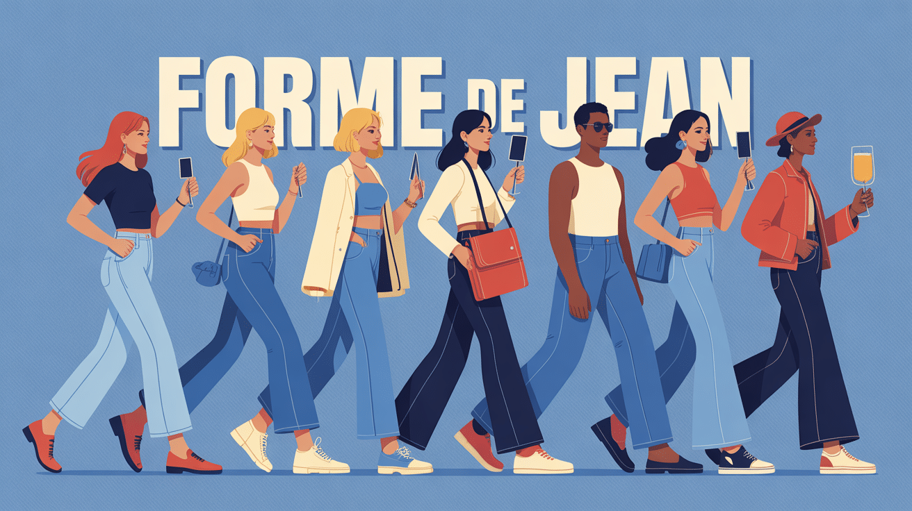 forme jean différentes silhouettes hommes femmes