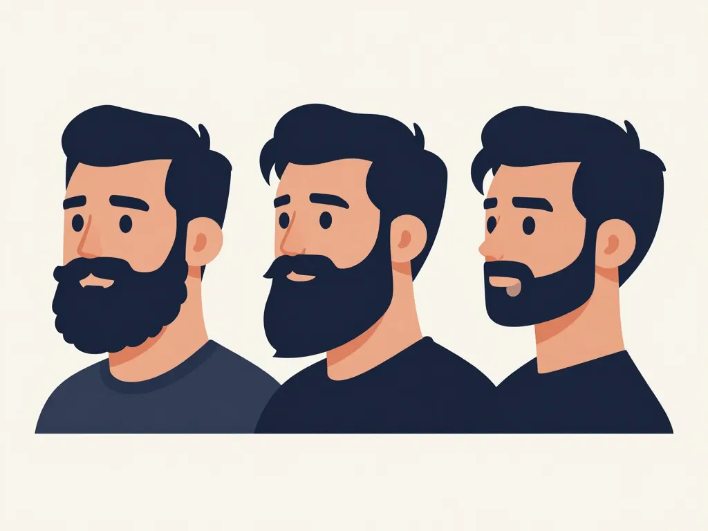 différents styles grosse barbe adapté au visage