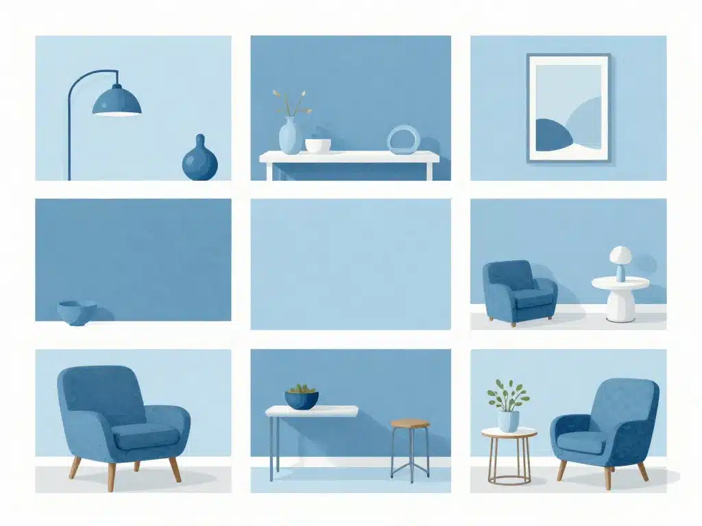Nuance de bleu top 7 pour déco moderne et harmonieuse