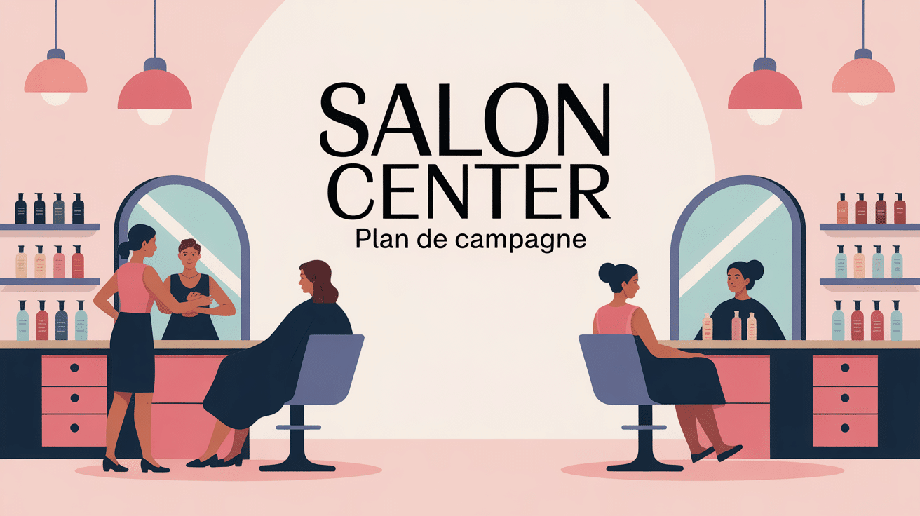 Illustration élégante du Salon Center Plan de Campagne