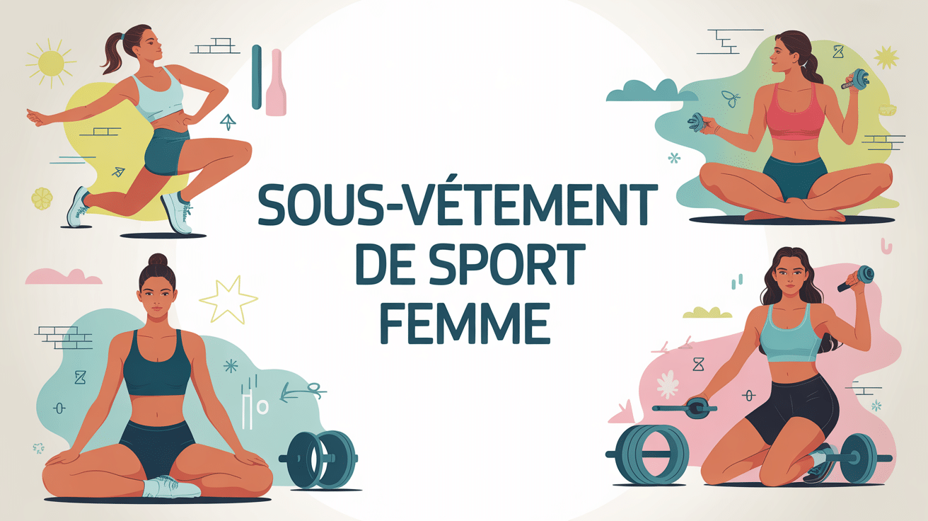 sous vetement femme de sport silhouettes activités sportives