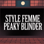 Illustration du style femme Peaky Blinder années 1920 élégance