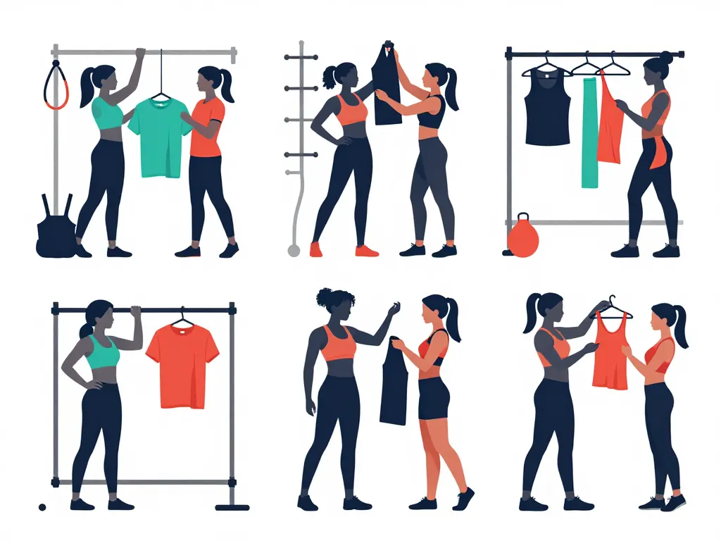 sélection vêtements muscu pour salle