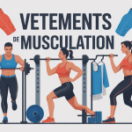 illustration vêtements muscu en salle