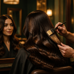 Combien de temps dure un gloss cheveux femme salon