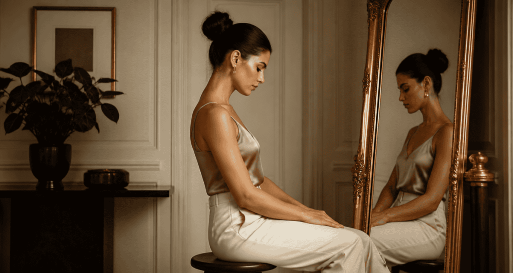 exercices bosse de bison femme chin tuck