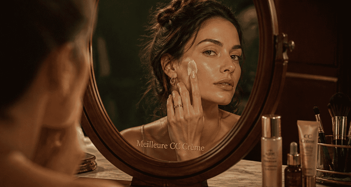 meilleure cc crème femme application miroir