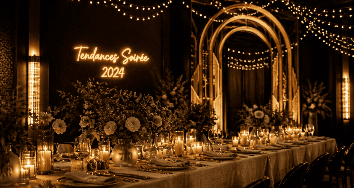 Décoration thème de soirée tendance 2024