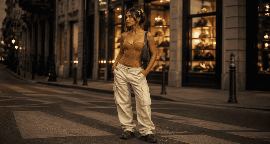 tenue annee 2000 femme rue