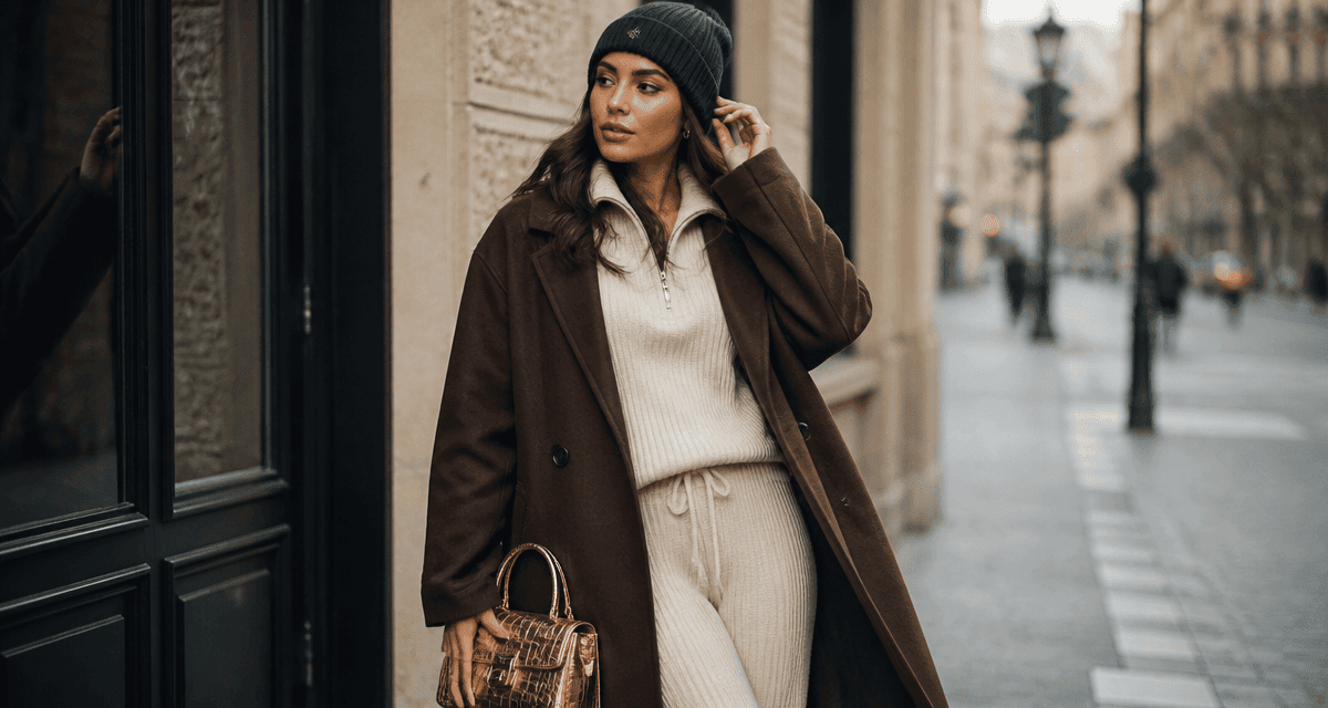 tenue chill femme ensemble maille urbain
