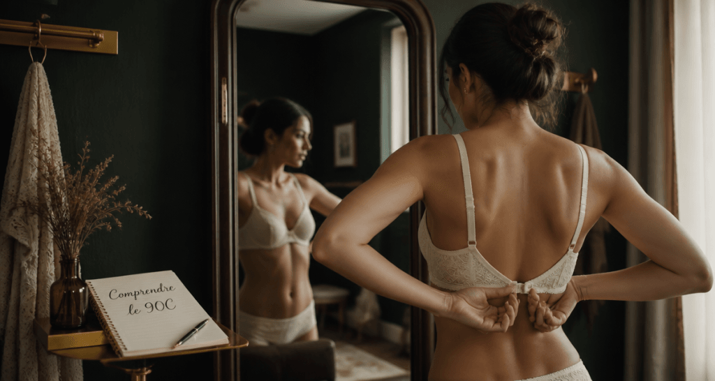 90 c' grand ou petit femme essayage soutien-gorge