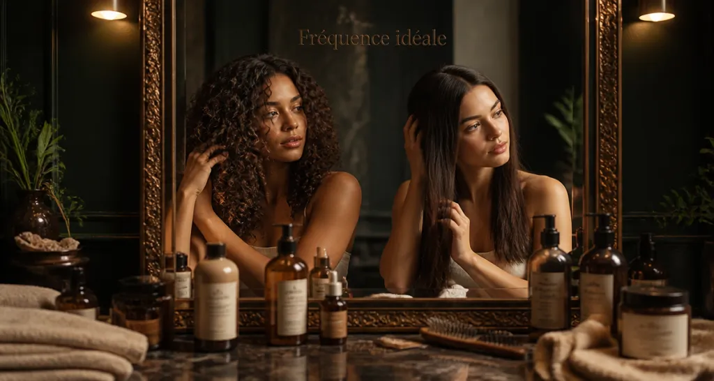 Combien de shampoing par semaine, deux femmes testent routines capillaires