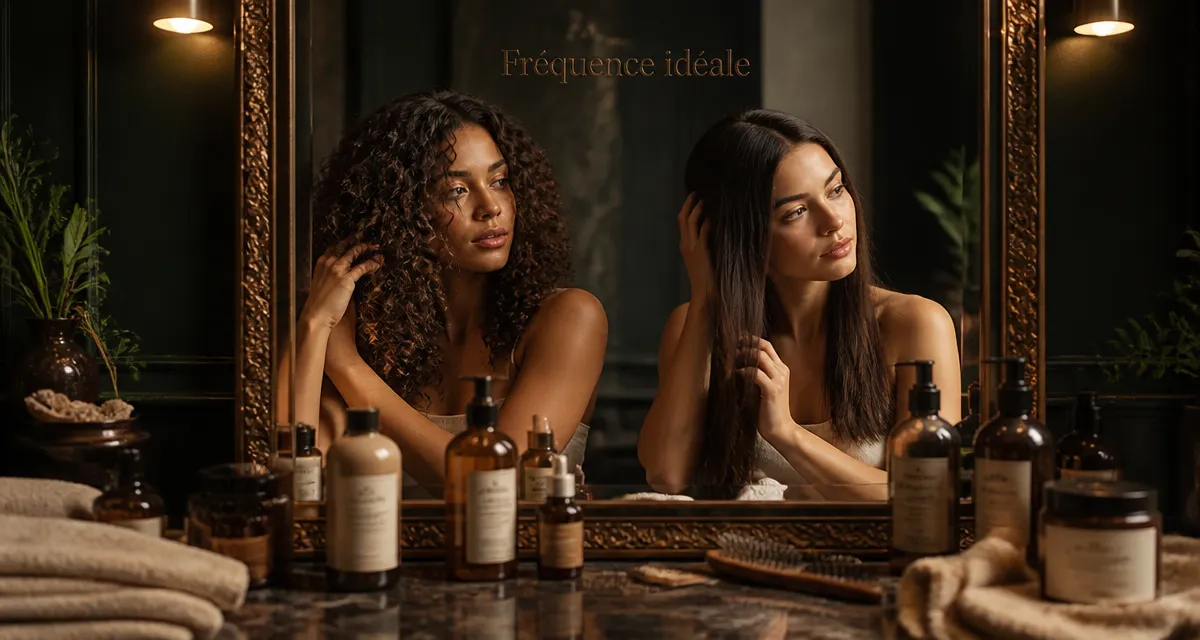 Combien de shampoing par semaine, deux femmes testent routines capillaires