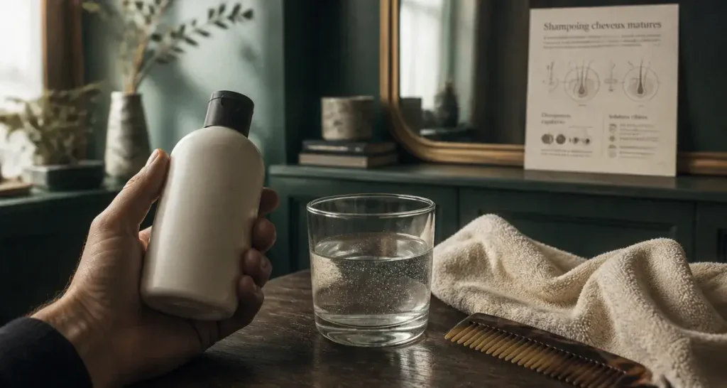 Meilleur shampoing pour cheveux matures : densité et éclat après 50 ans