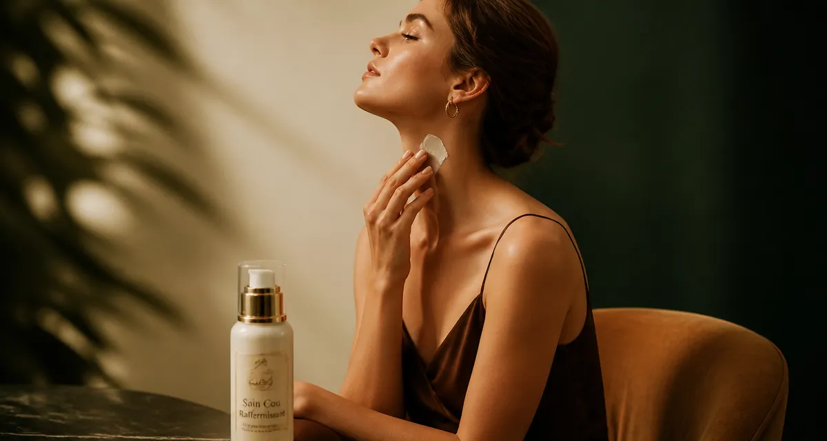 meilleure crème raffermissante pour le cou femme applique soin