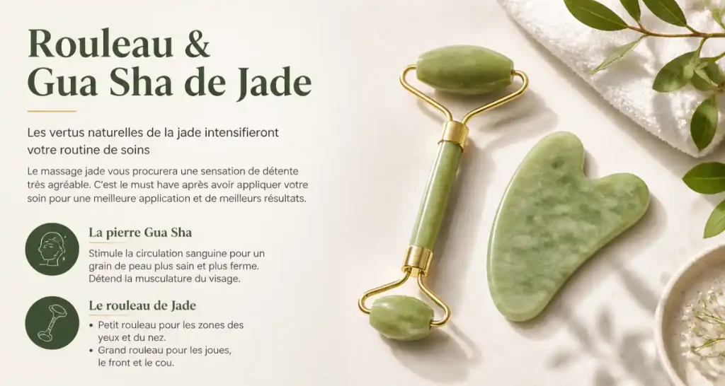 Rouleau & Gua Sha de Jade