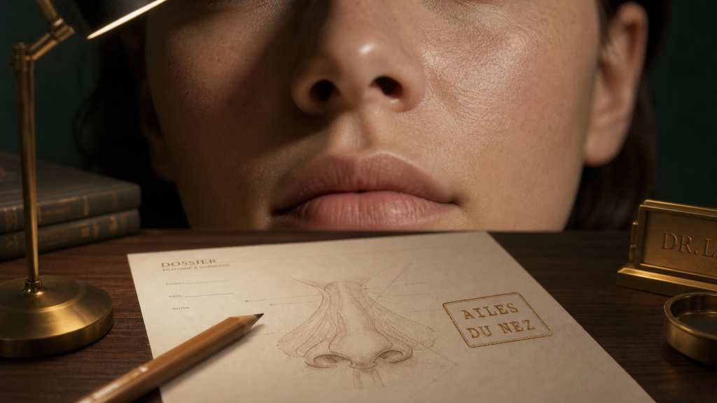 Chirurgie des ailes du nez : correction des défauts et harmonisation du profil nasal