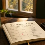 Créer de bonnes habitudes durables : déclencheur et routine sur carnet