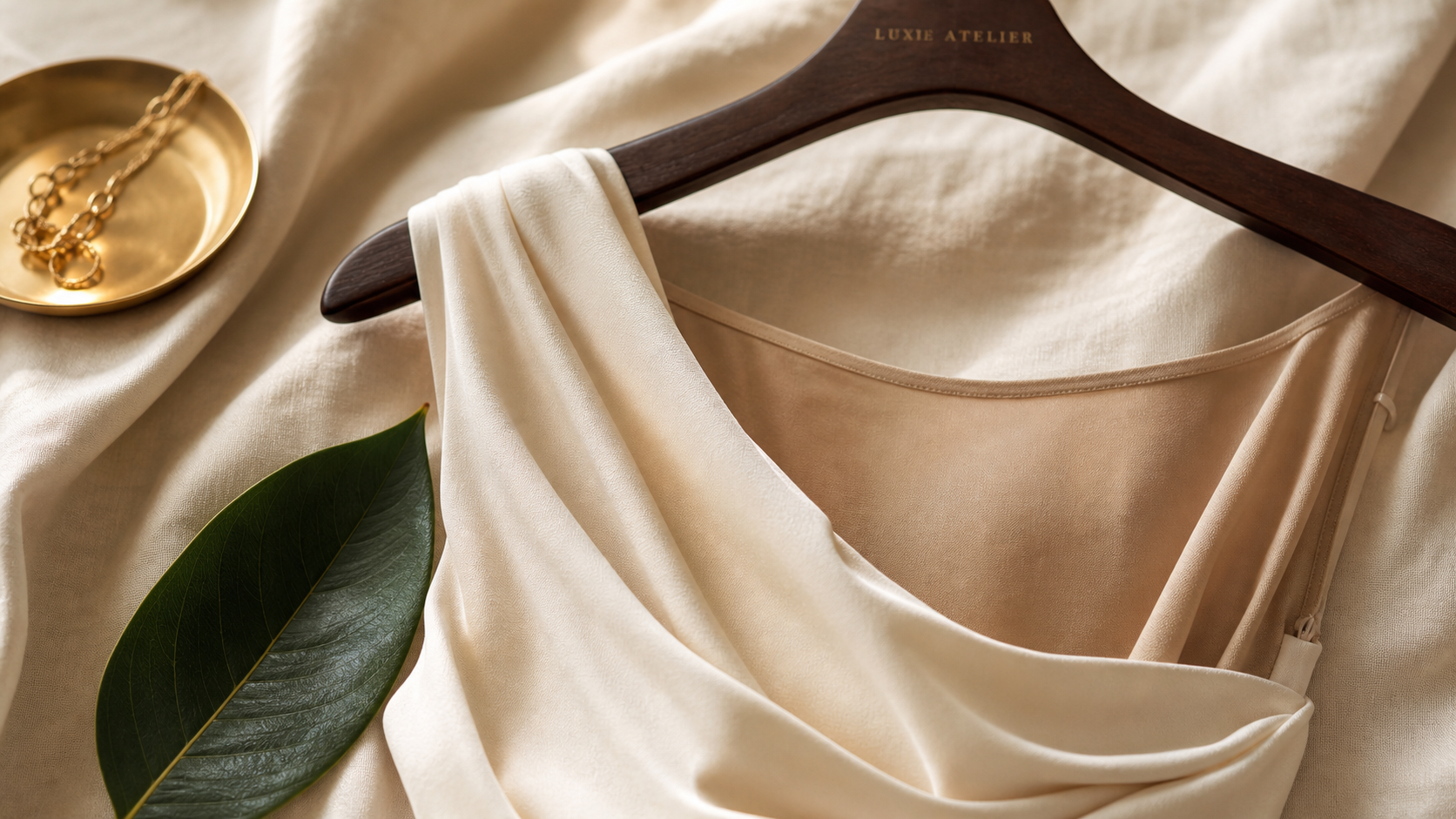 Fond de robe nude discret pour éviter la transparence et garder un beau tombé