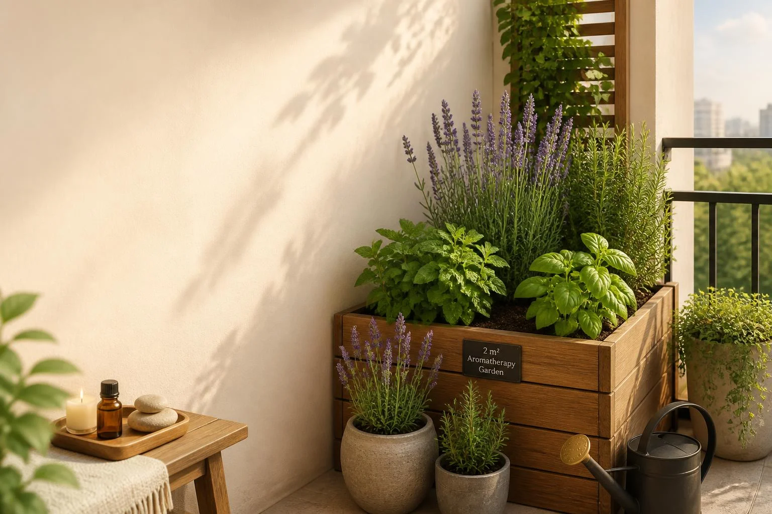 Jardin aromatique 2 m² : soleil, sol drainé et beauté