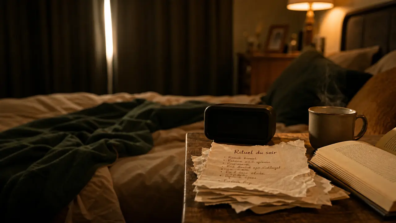 Chambre et rituel du soir pour mieux dormir: les bases