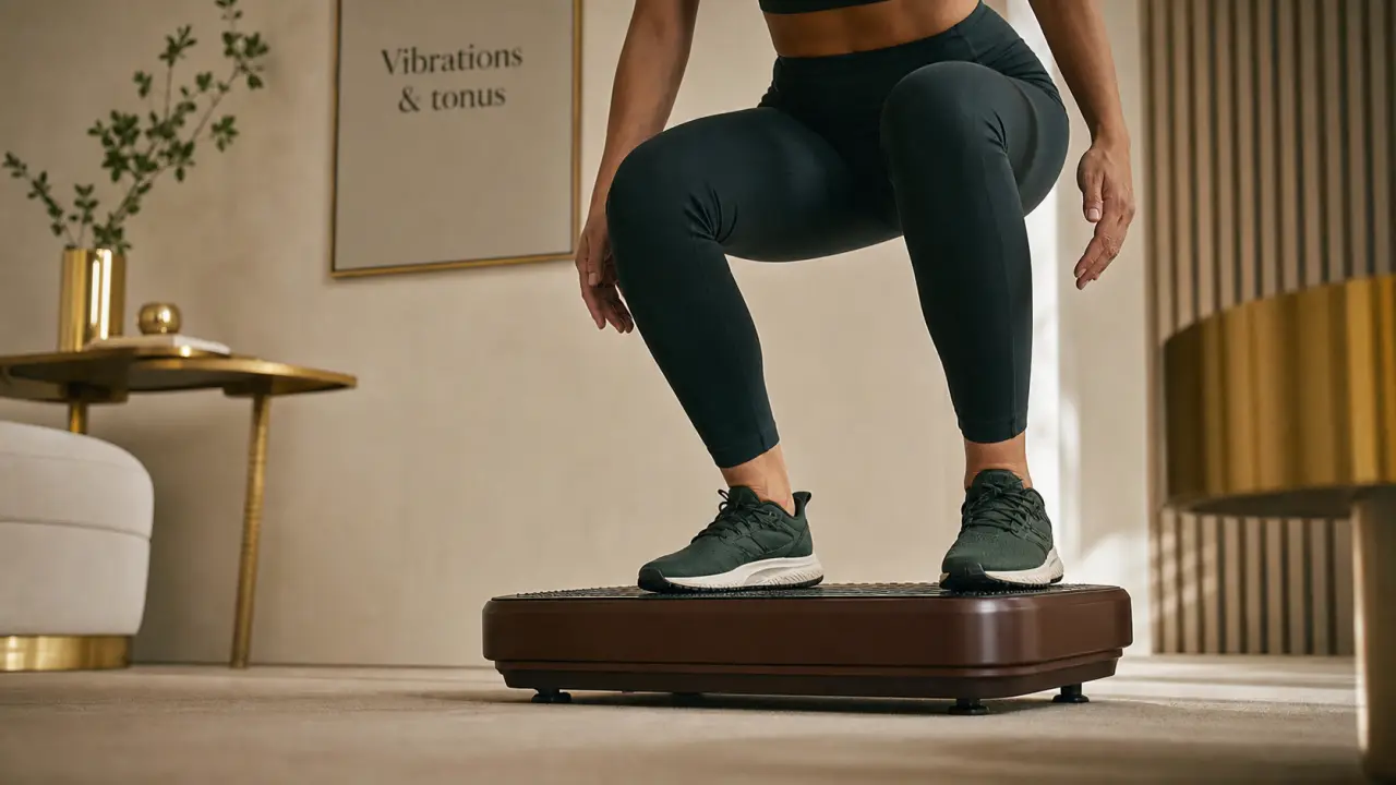 Plateforme vibrante bienfaits : séance tonus en intérieur