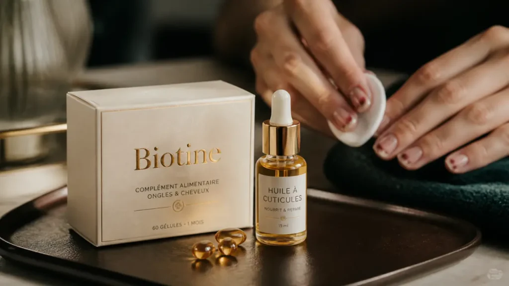 Complément alimentaire pour les ongles : biotine, kératine et actifs à choisir selon le symptôme