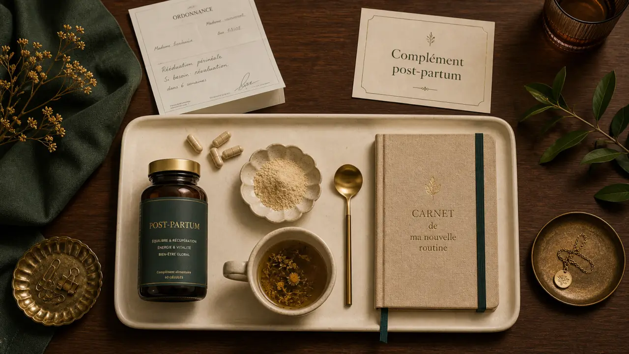 Complément alimentaire post partum contre fatigue et chute de cheveux