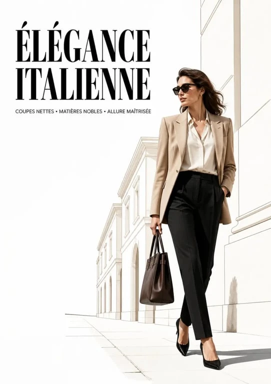 Mode italienne femme : silhouette élégante et féminine inspirée du style italien