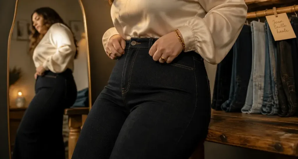 Femme ronde : quel jean choisir pour marquer la taille, allonger la jambe et éviter de tasser ?